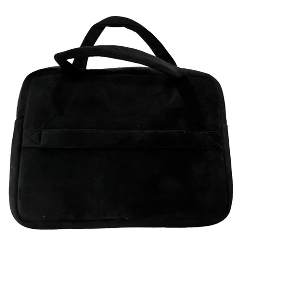 Sanrio Black Kuromi Velvet 14” Laptop Bag With Strap - Picture 5 of 5